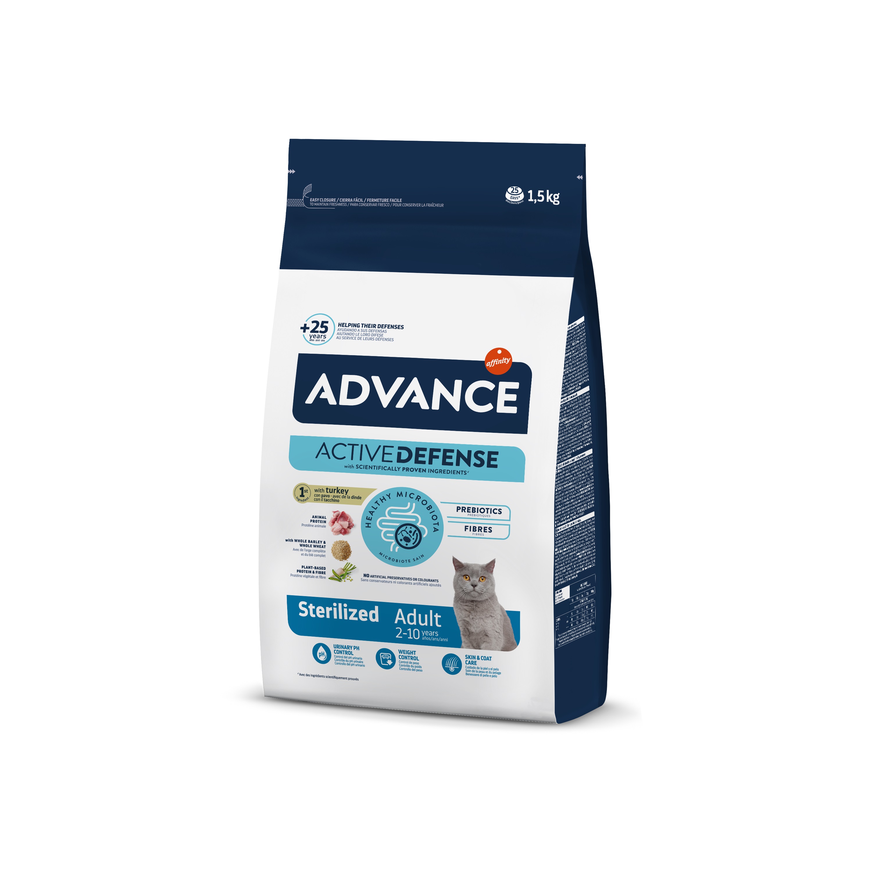 Advance Cat Sterılızed Turkey 1,5 Kg Advance Cat Sterılızed Turkey 1,5 Kg