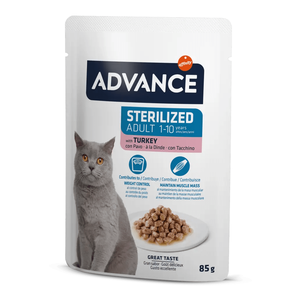 Advance Cat Sterılızed Turkey Wet Pouch 12x85gr Advance Cat Sterılızed Turkey Wet Pouch 12x85gr