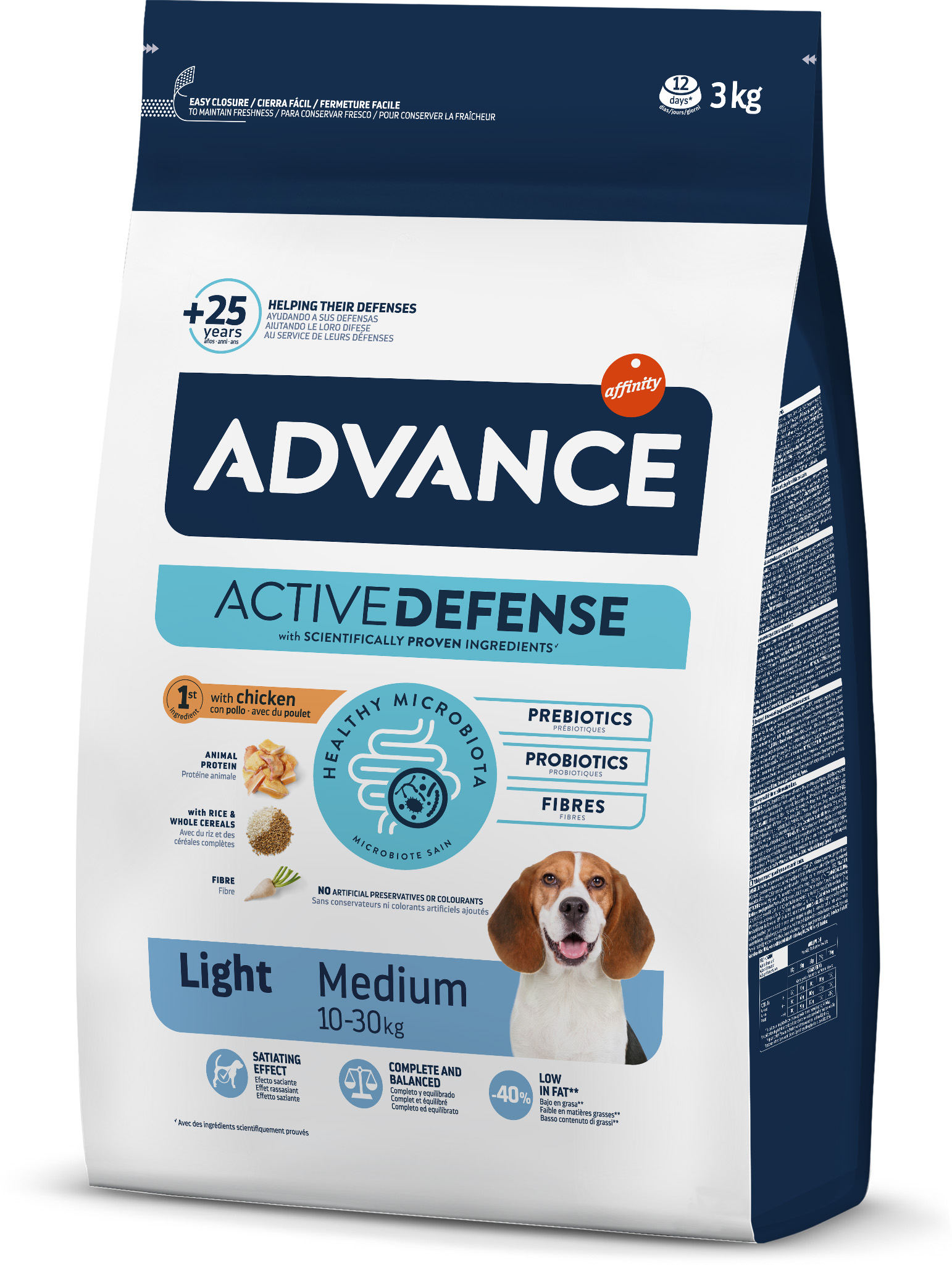 Advance Dog Medıum Lıght 3 Kg Advance Dog Medıum Lıght 3 Kg