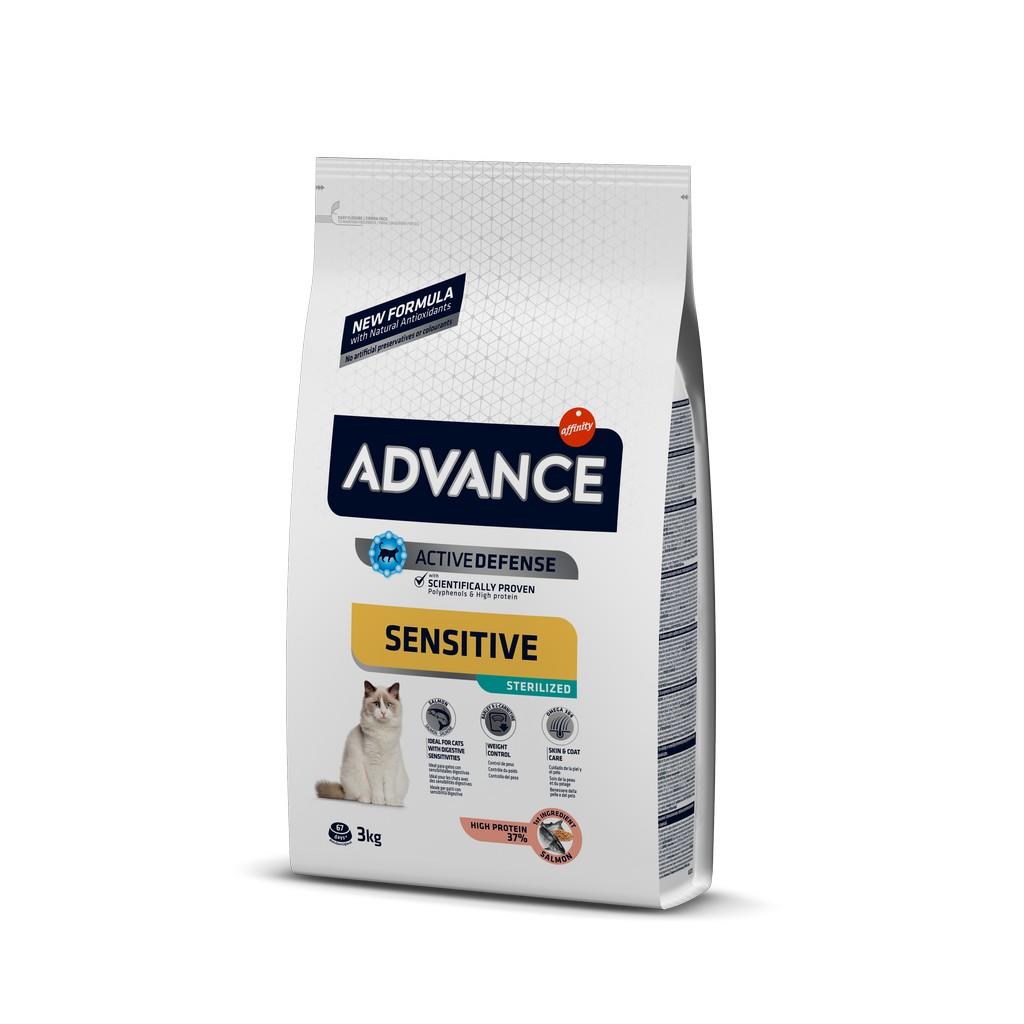 Advance Sensitive Setrilized Somonlu Kısır Kedi Maması 3 Kg Advance Sensitive Setrilized Somonlu Kısır Kedi Maması 3 Kg
