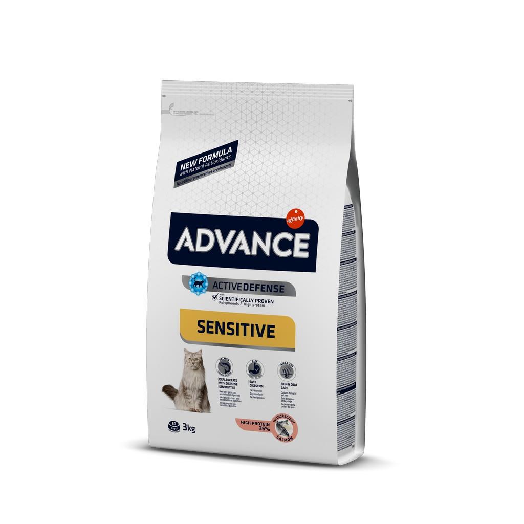 Advance Sensitive Somonlu Yetişkin Kedi Maması 3 Kg Advance Sensitive Somonlu Yetişkin Kedi Maması 3 Kg
