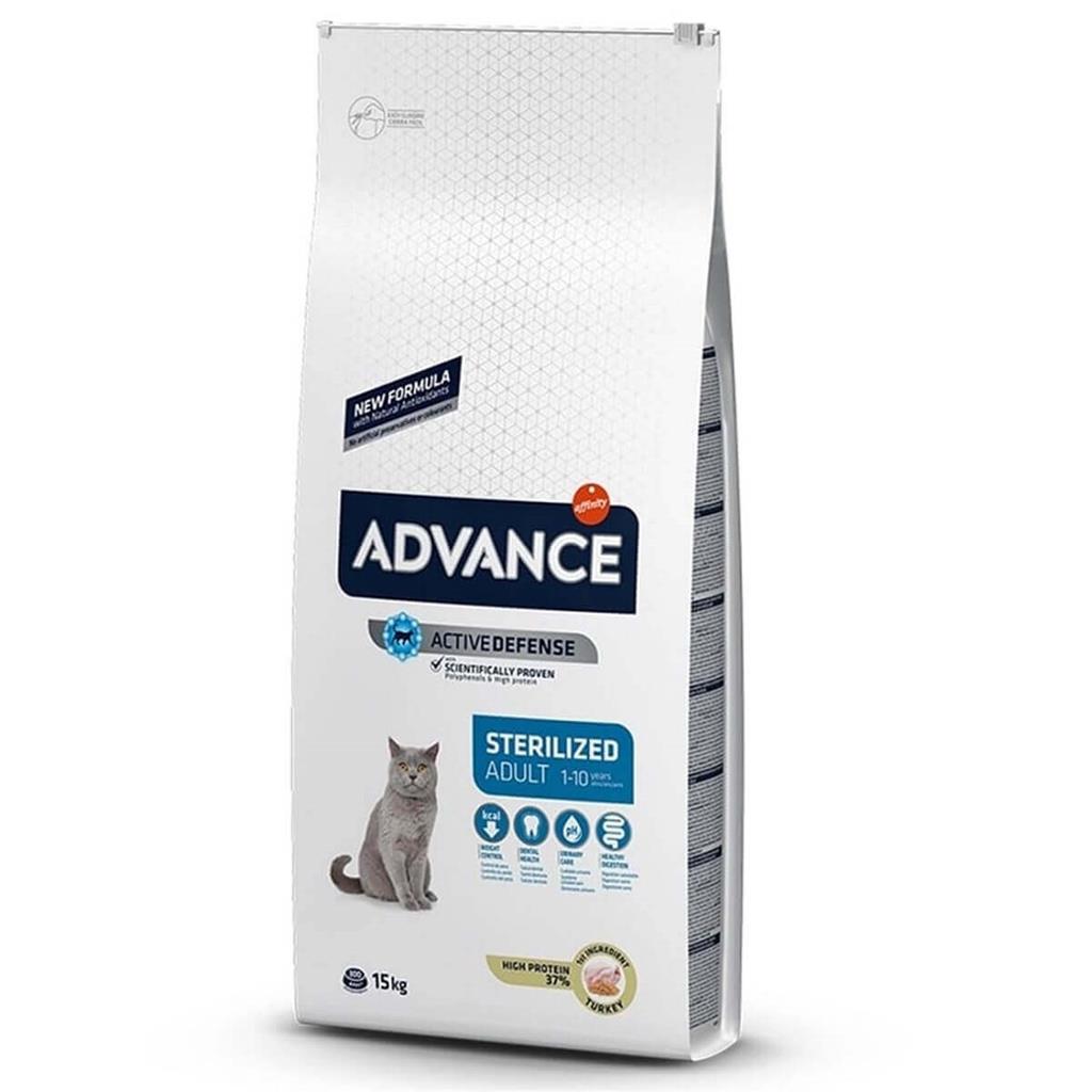 Advance Sterilized Adult Hindili Kısır Kedi Maması 15 Kg Advance Sterilized Adult Hindili Kısır Kedi Maması 15 Kg
