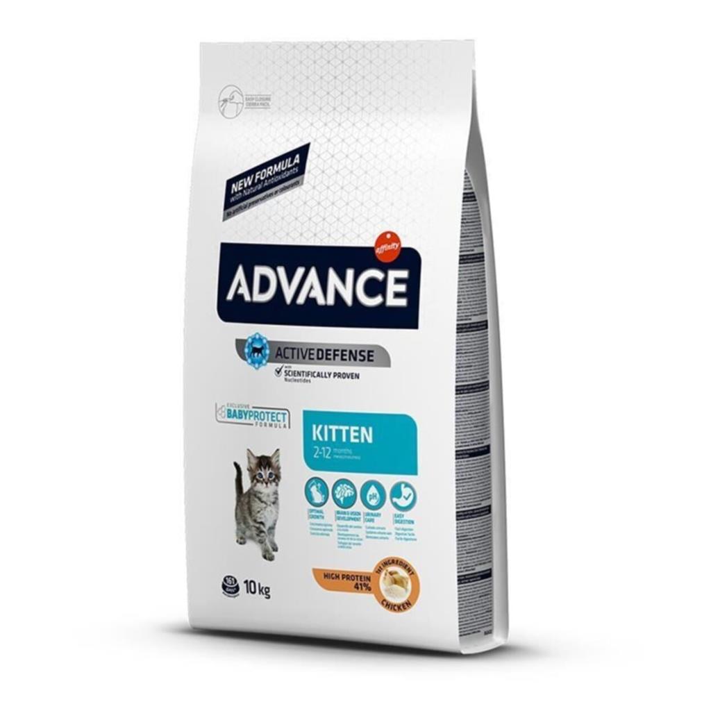 Advance Kitten Tavuklu Yavru Kedi Maması 10 Kg Advance Kitten Tavuklu Yavru Kedi Maması 10 Kg