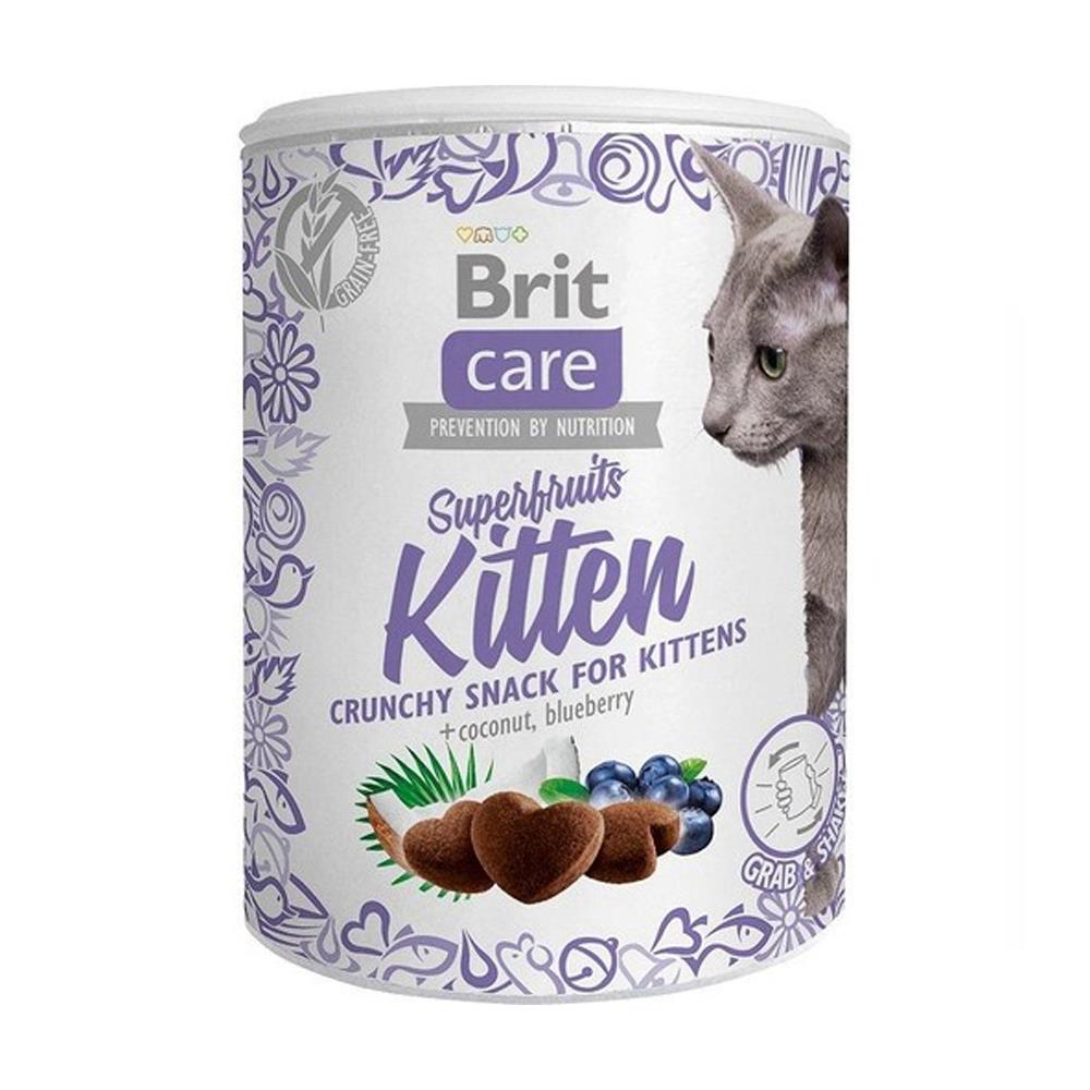 Brit Care Superfruits Kitten Yavru Kedi Ödülü 100g Brit Care Superfruits Kitten Yavru Kedi Ödülü 100g