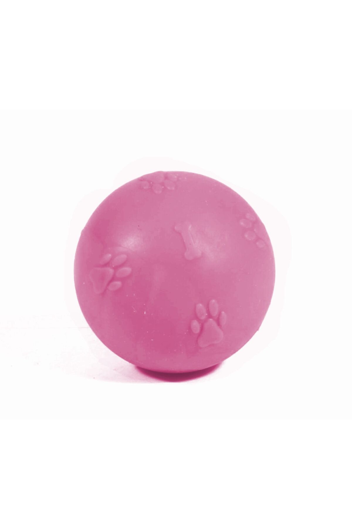 CCA Termoplastik Pati Desenli Sert Köpek Oyun Topu 6 Cm Pembe/yeşil/turuncu CCA Termoplastik Pati Desenli Sert Köpek Oyun Topu 6 Cm Pembe/yeşil/turuncu