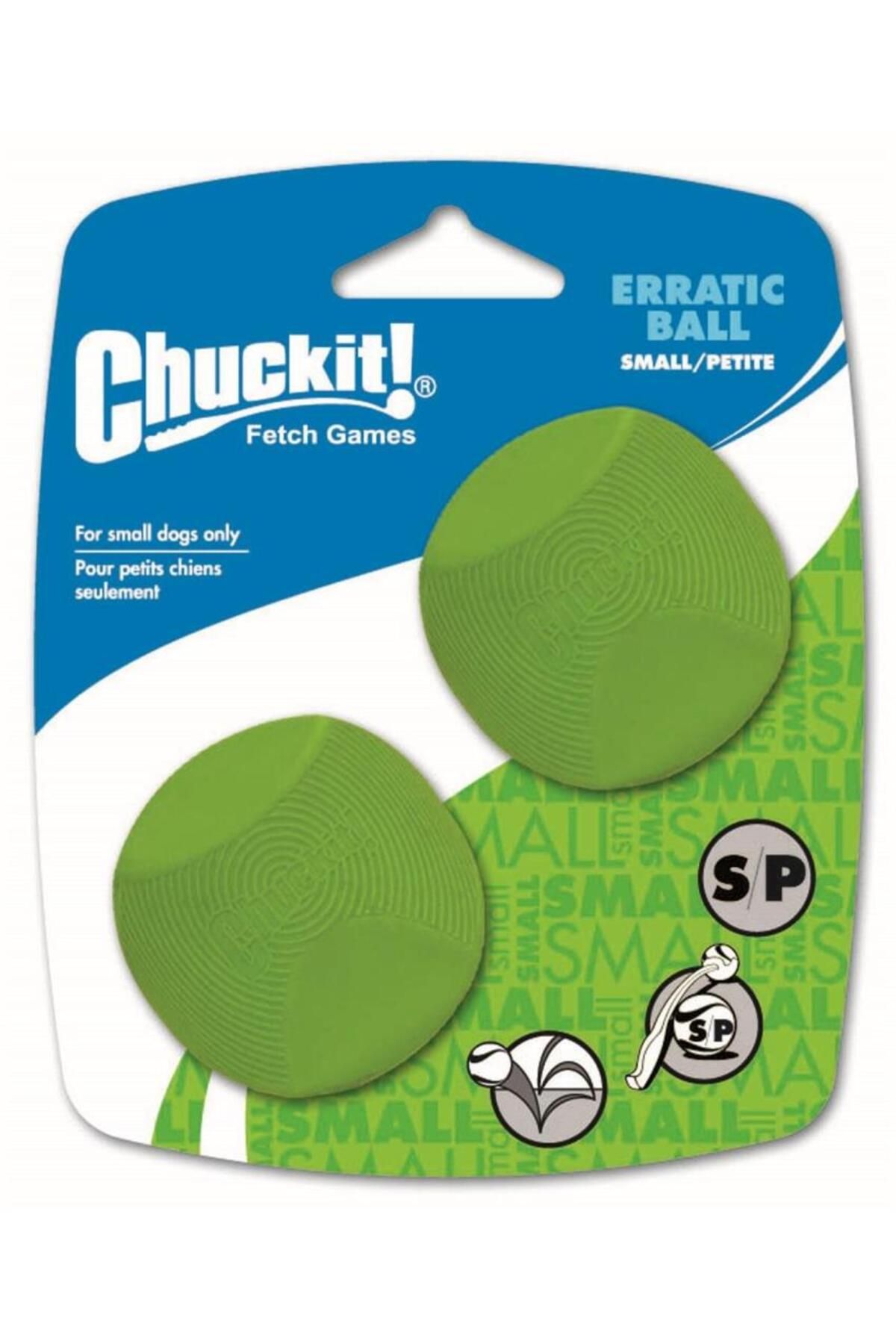 Chuckit! Erratic Ball 2 `li Köpek Oyun Topu ( Küçük Boy) Chuckit! Erratic Ball 2 `li Köpek Oyun Topu ( Küçük Boy)