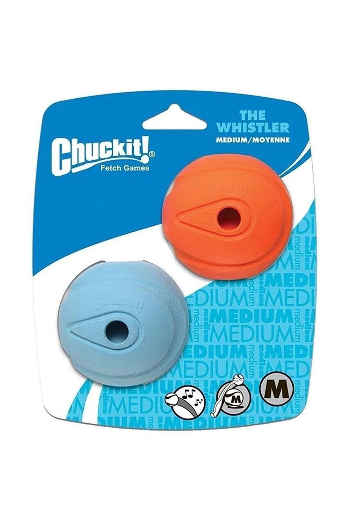 Chuckit! The Whistler 2`li Köpek Oyun Topu (Orta Boy) Chuckit! The Whistler 2`li Köpek Oyun Topu (Orta Boy)