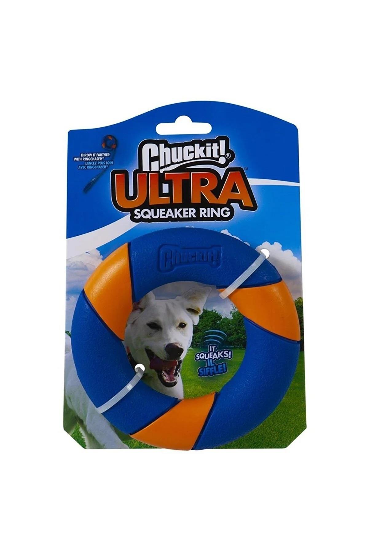 Chuckit! Ultra Squeaker Sesli Köpek Oyun Halkası Chuckit! Ultra Squeaker Sesli Köpek Oyun Halkası