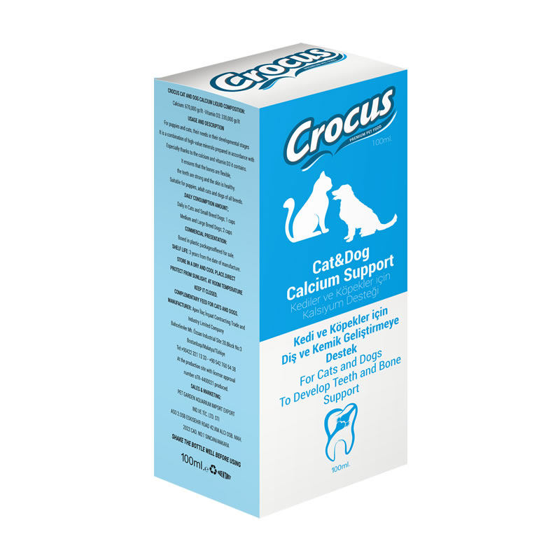 Crocus Kedi&köpek Kalsiyum Destek 100ml Crocus Kedi&köpek Kalsiyum Destek 100ml