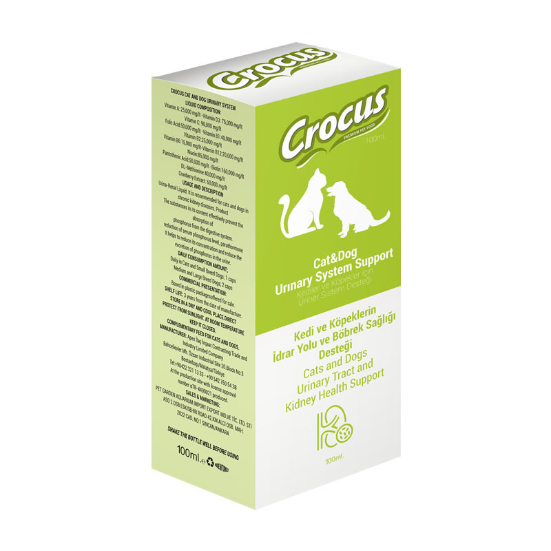 Crocus Kedi&köpek Üriner Sistem Destek 100ml Crocus Kedi&köpek Üriner Sistem Destek 100ml