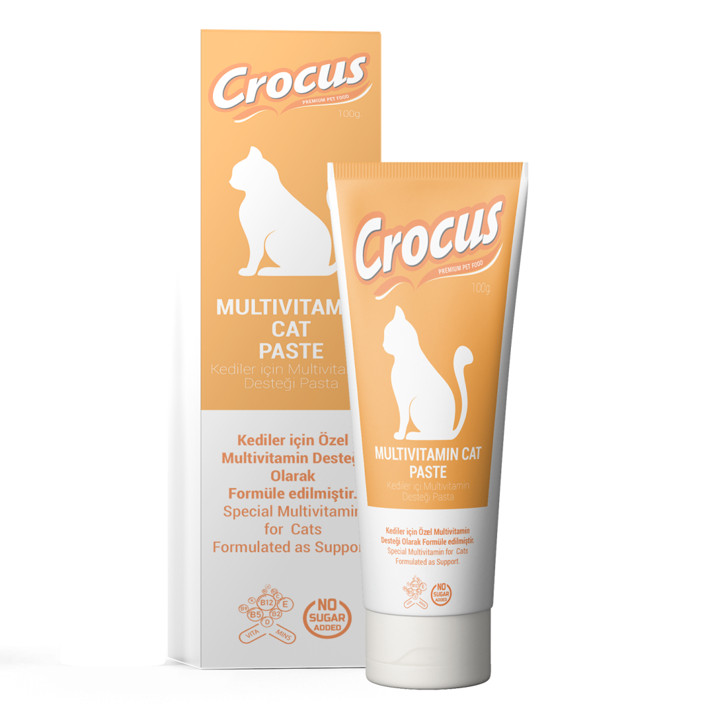 Crocus Kedi Multivitamin Macun 100 Gram Crocus Kedi Multivitamin Macun 100 Gram
