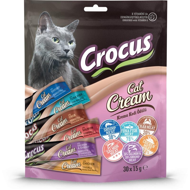 Crocus Kedi Ödül Karışık 30*15gr Crocus Kedi Ödül Karışık 30*15gr