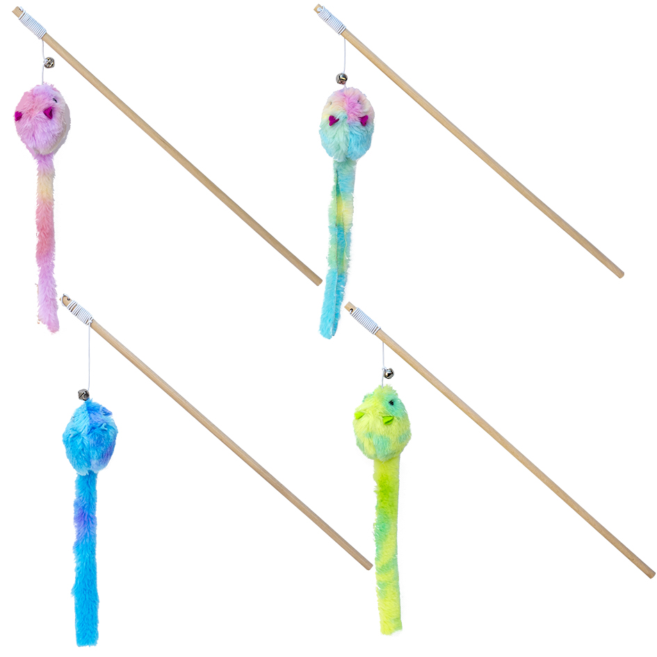 Eastland Ahşap Saplı Peluş Fareli Kedi Oltası 40 Cm Eastland Ahşap Saplı Peluş Fareli Kedi Oltası 40 Cm