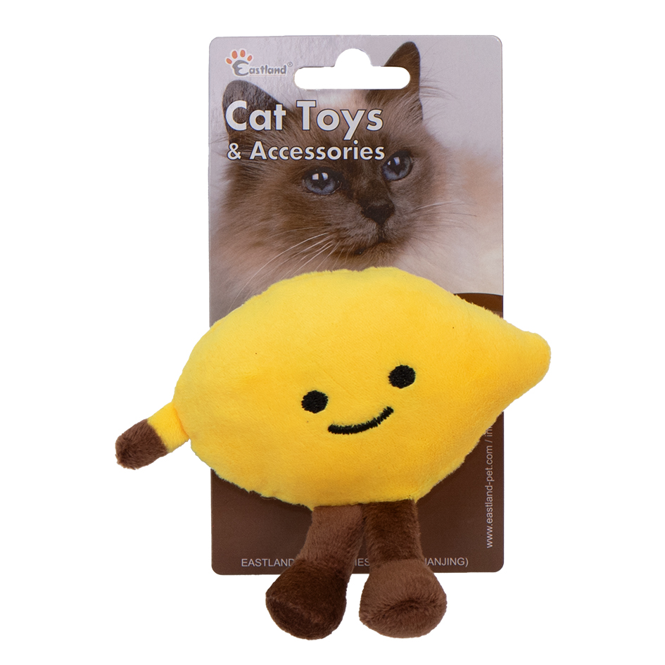 Eastland Catnipli Hışırtılı Peluş Limon 12,5cm Eastland Catnipli Hışırtılı Peluş Limon 12,5cm
