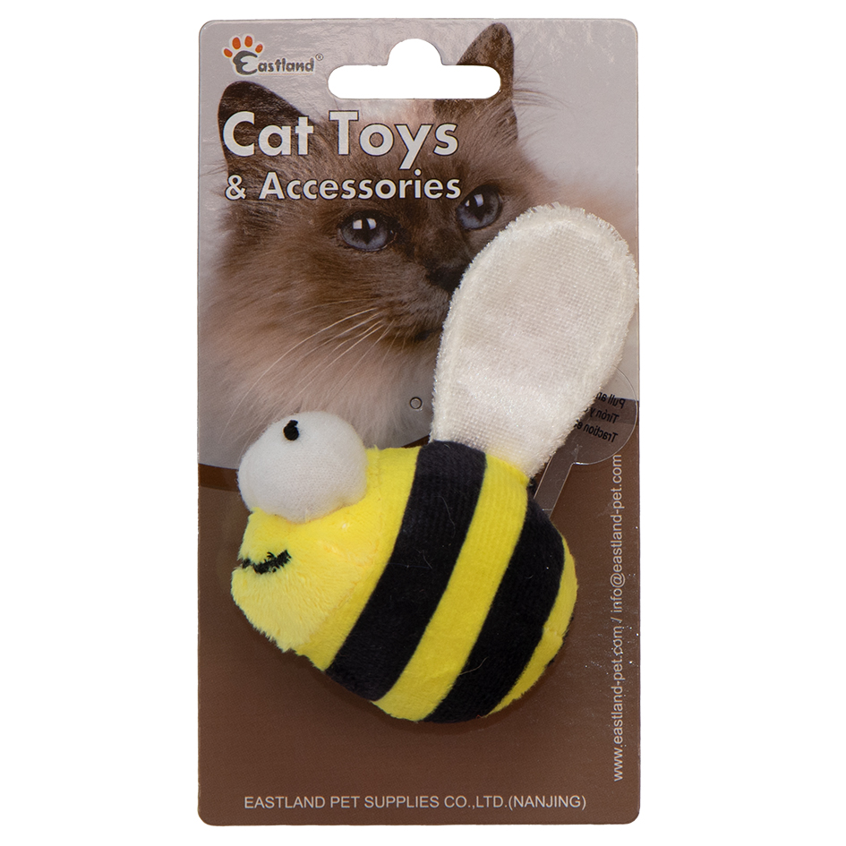 Eastland Catnipli Peluş Dijital Sesli Arı 6,5cm Eastland Catnipli Peluş Dijital Sesli Arı 6,5cm