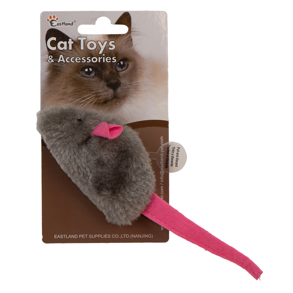 Eastland Catnipli Peluş Dijital Sesli Fare 8cm Eastland Catnipli Peluş Dijital Sesli Fare 8cm