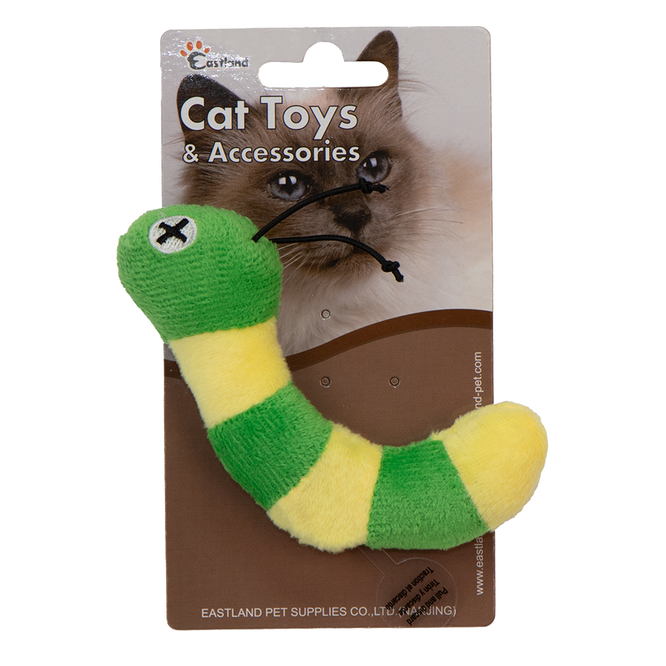 Eastland Catnipli Peluş Dijital Sesli Tırtıl 13cm Eastland Catnipli Peluş Dijital Sesli Tırtıl 13cm