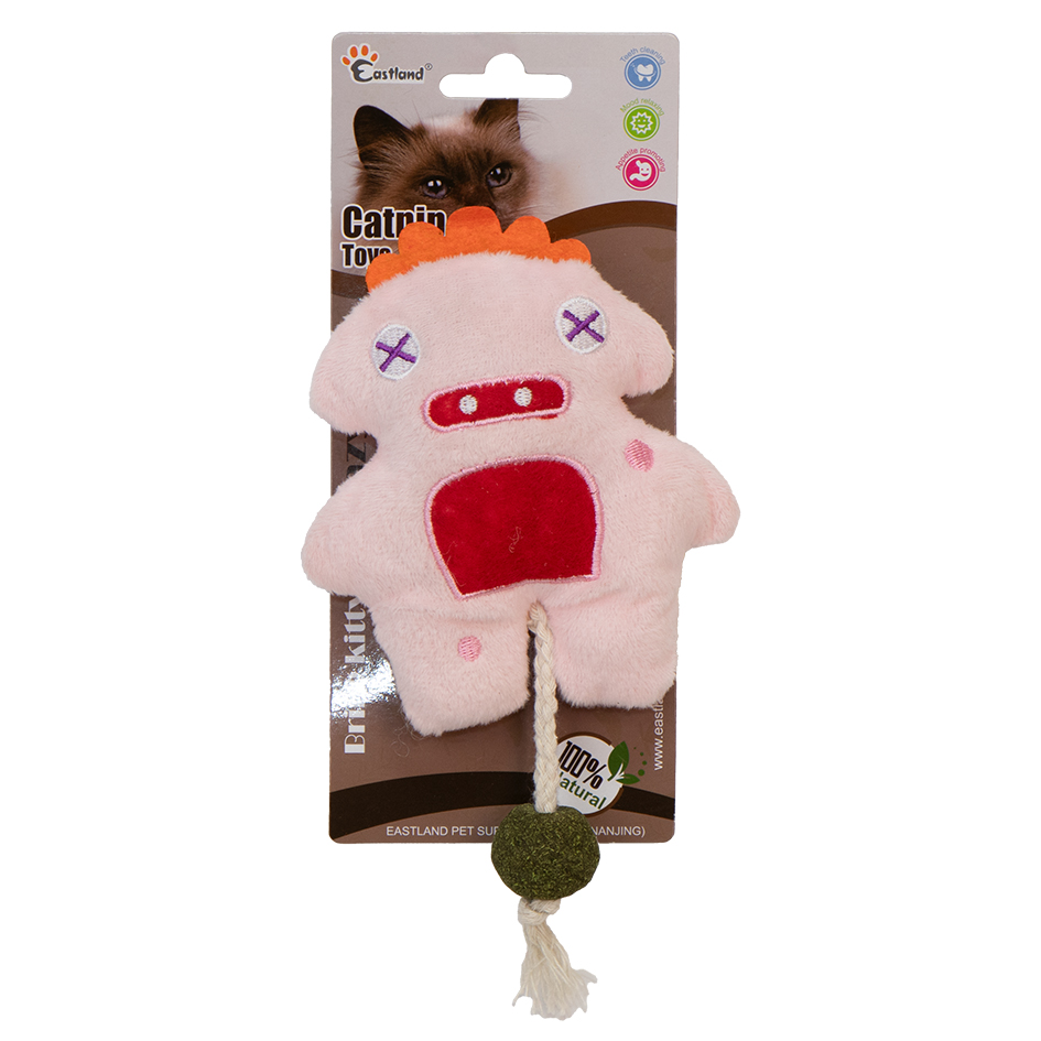 Eastland Catnipli Peluş Pembe Canavar 18cm Eastland Catnipli Peluş Pembe Canavar 18cm