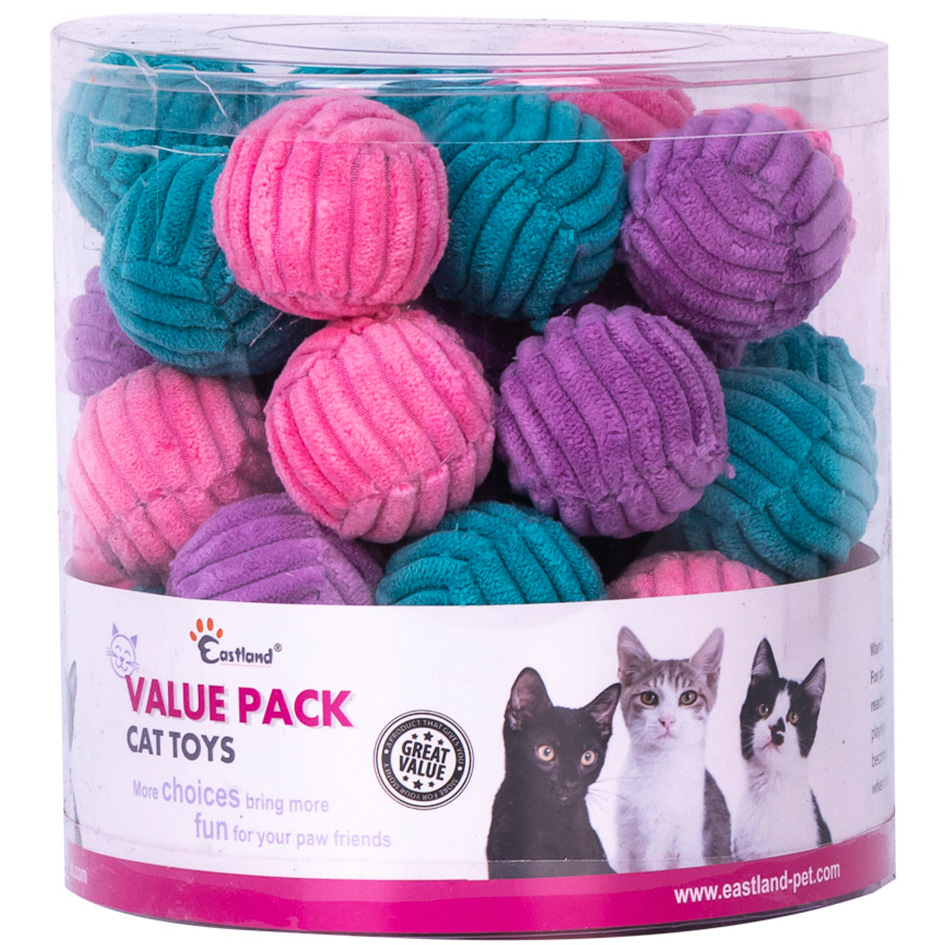 Eastland Çıngıraklı Peluş İpli Top-çap 4 Cm 42`li Eastland Çıngıraklı Peluş İpli Top-çap 4 Cm 42`li