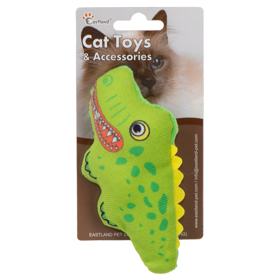 Eastland Kedi Otlu Öten Peluş Timsah 15cm Eastland Kedi Otlu Öten Peluş Timsah 15cm