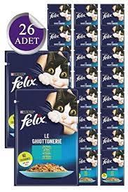 Felix Adult Jöle İçinde Ton Balıklı 85 Gr Yaş Mama 26 ADET Felix Adult Jöle İçinde Ton Balıklı 85 Gr Yaş Mama 26 ADET