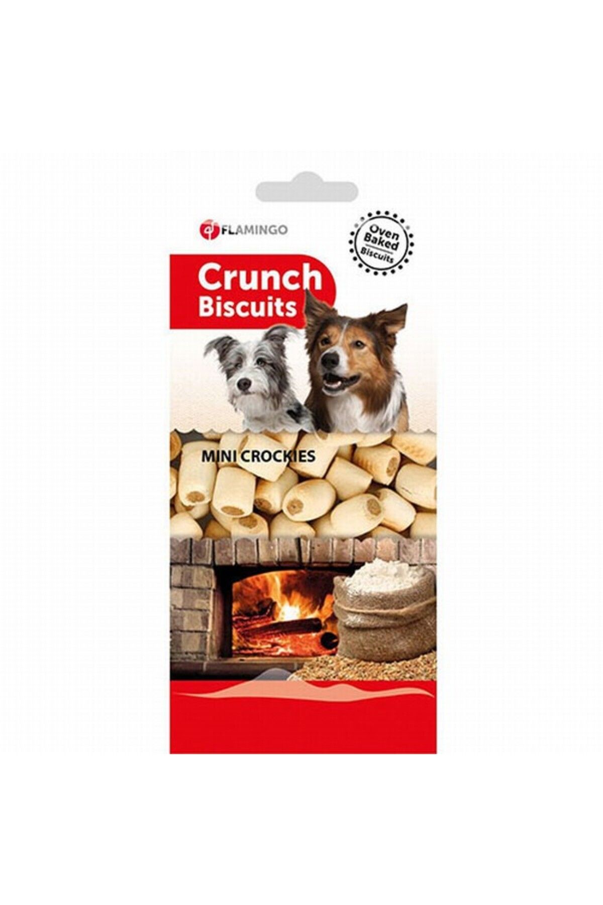 Flamingo Crunch Köpek Ödül Bisküvisi Mini Crockies 500gr Flamingo Crunch Köpek Ödül Bisküvisi Mini Crockies 500gr