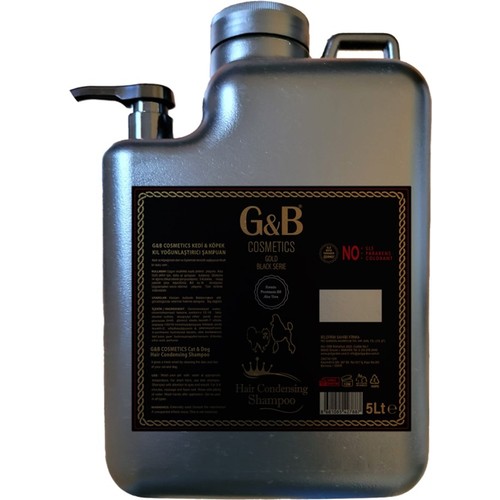 G&b Kıl Yoğunlaştırıcı Pet Şampuan 5 Lt G&b Kıl Yoğunlaştırıcı Pet Şampuan 5 Lt