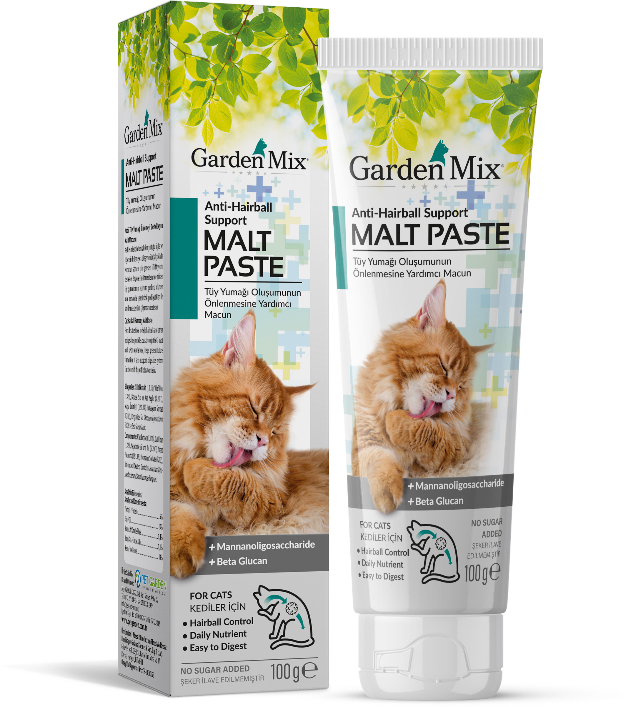 Garden Mix Anti Hairball Kedi Malt Macunu 100 Gram Garden Mix Anti Hairball Kedi Malt Macunu 100 Gram