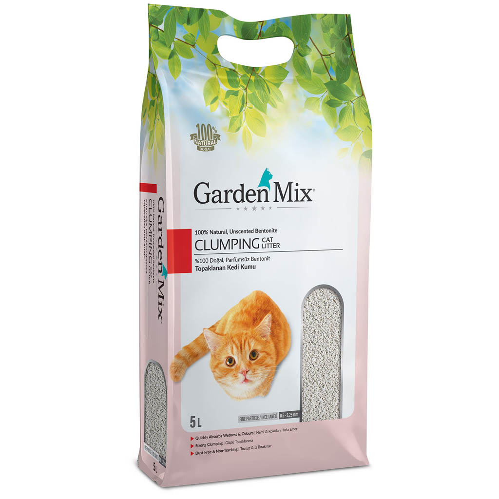 Gardenmix Bentonit Parfümsüz İnce 5l Gardenmix Bentonit Parfümsüz İnce 5l