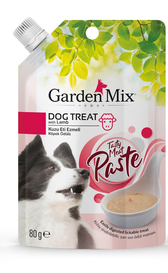 Gardenmix Kuzu Eti Ezmeli Köpek Ödülü 80gr Gardenmix Kuzu Eti Ezmeli Köpek Ödülü 80gr