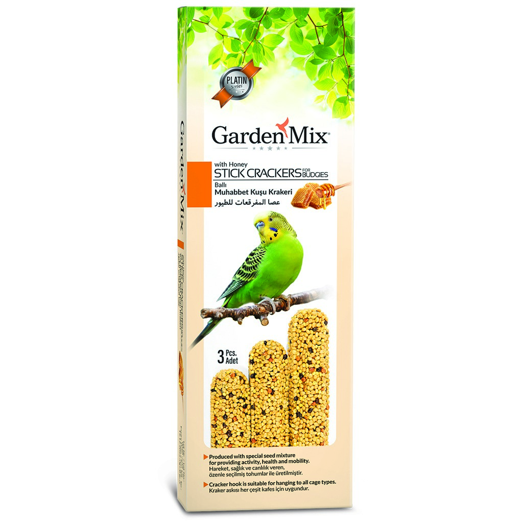 Gardenmix Platin Ballı Kuş Krakeri 3lü Gardenmix Platin Ballı Kuş Krakeri 3lü