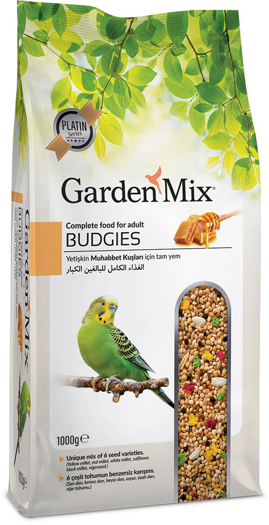 Gardenmix Platin Ballı Muhabbet Kuş Yemi 1kg Gardenmix Platin Ballı Muhabbet Kuş Yemi 1kg