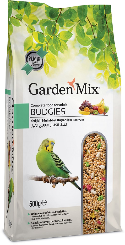 Gardenmix Platin Meyveli Muhabbet Kuş Yemi 500g Gardenmix Platin Meyveli Muhabbet Kuş Yemi 500g