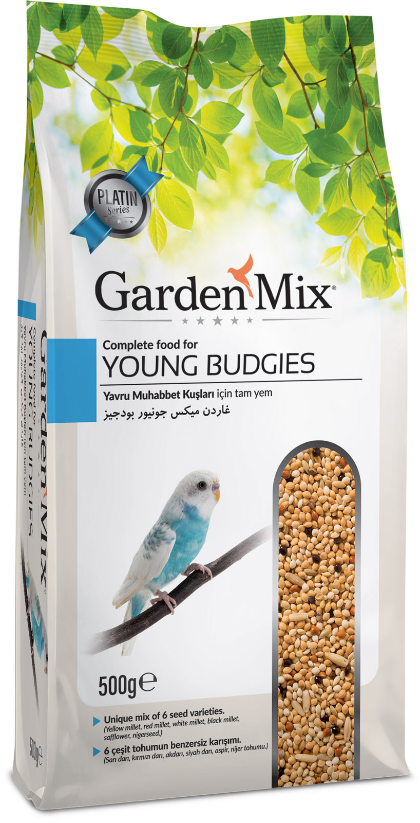 Gardenmix Platin Yavru Muhabbet Kuş Yemi 500g Gardenmix Platin Yavru Muhabbet Kuş Yemi 500g