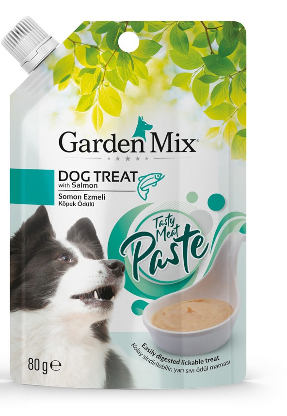 Gardenmix Somon Eti Ezmeli Köpek Ödülü 80gr Gardenmix Somon Eti Ezmeli Köpek Ödülü 80gr