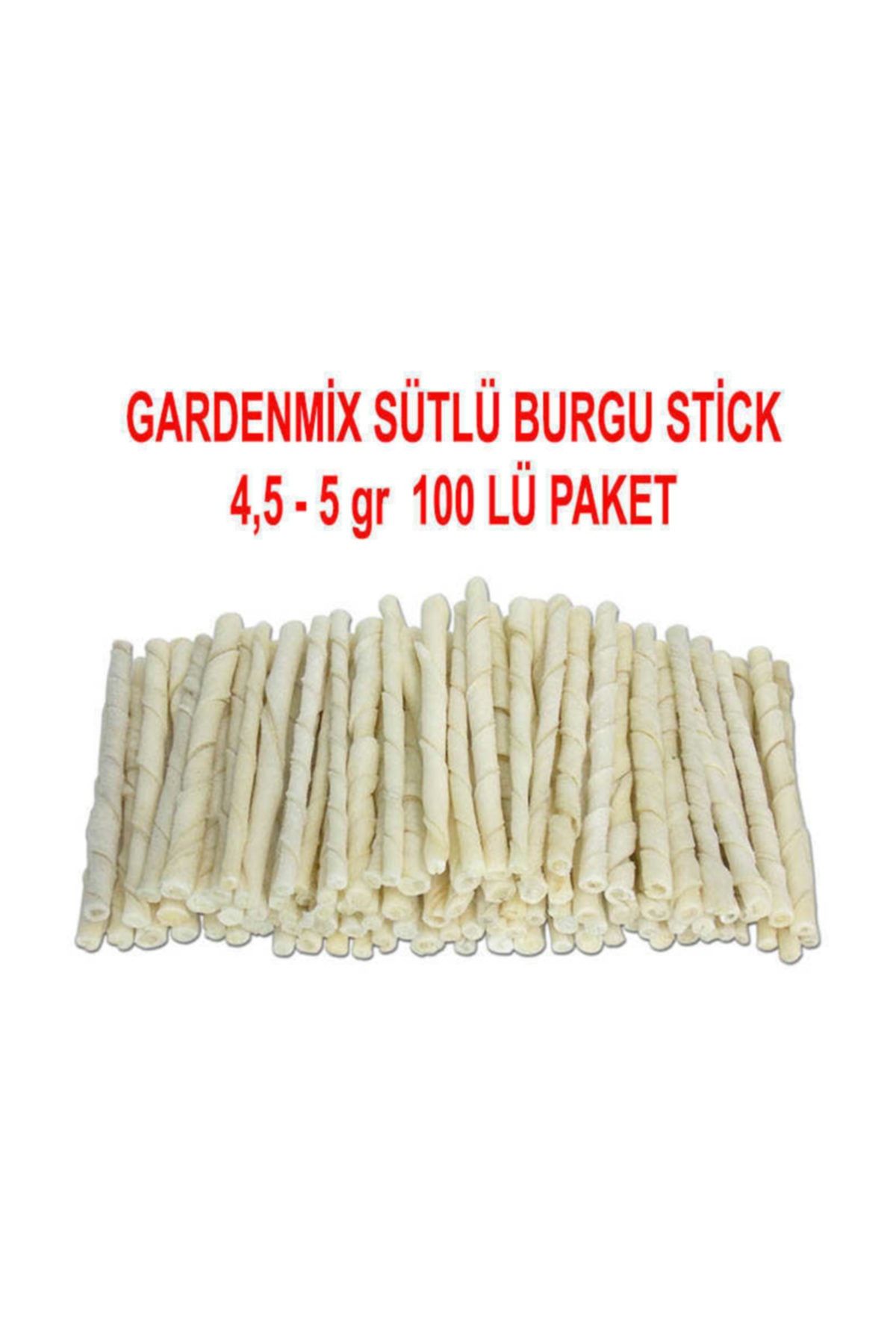 Gardenmix Sütlü Burgu Stick 4.5-5g 100`lü Gardenmix Sütlü Burgu Stick 4.5-5g 100`lü