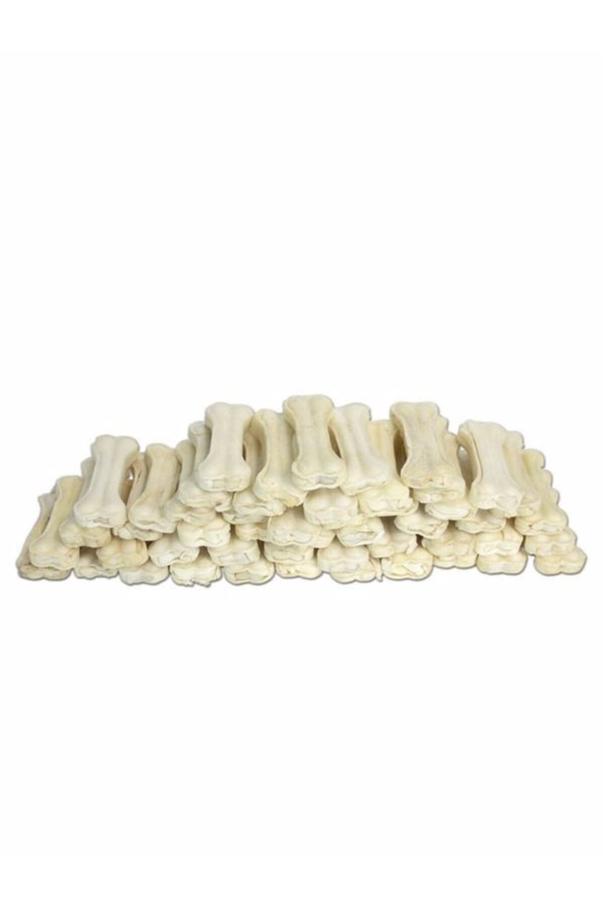 Gardenmix Sütlü Deri Kemik 8cm 20-25G 50`li Gardenmix Sütlü Deri Kemik 8cm 20-25G 50`li