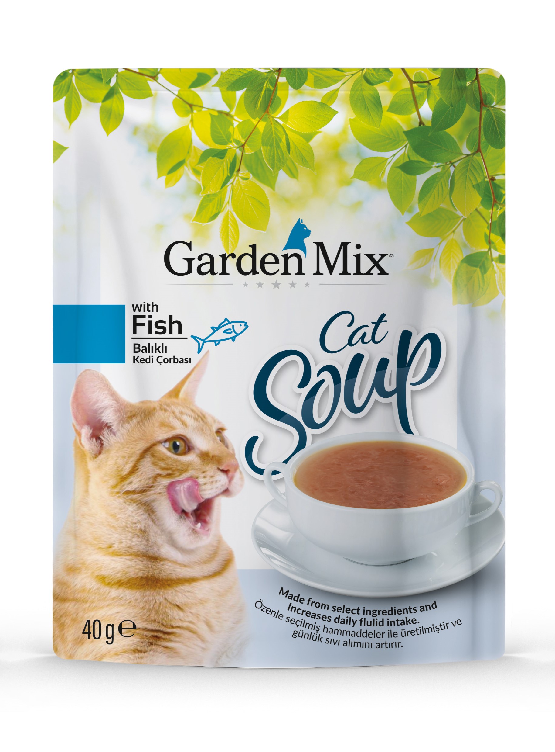 Gardenmix Balıklı Kedi Çorbası 40gr Gardenmix Balıklı Kedi Çorbası 40gr