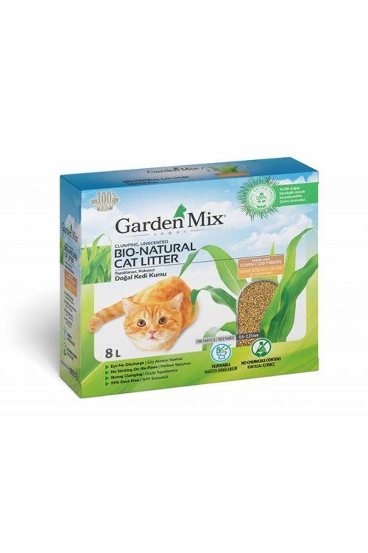 Gardenmix Topaklanan Mısır Lifli Kedi Kumu 8 Lt Gardenmix Topaklanan Mısır Lifli Kedi Kumu 8 Lt