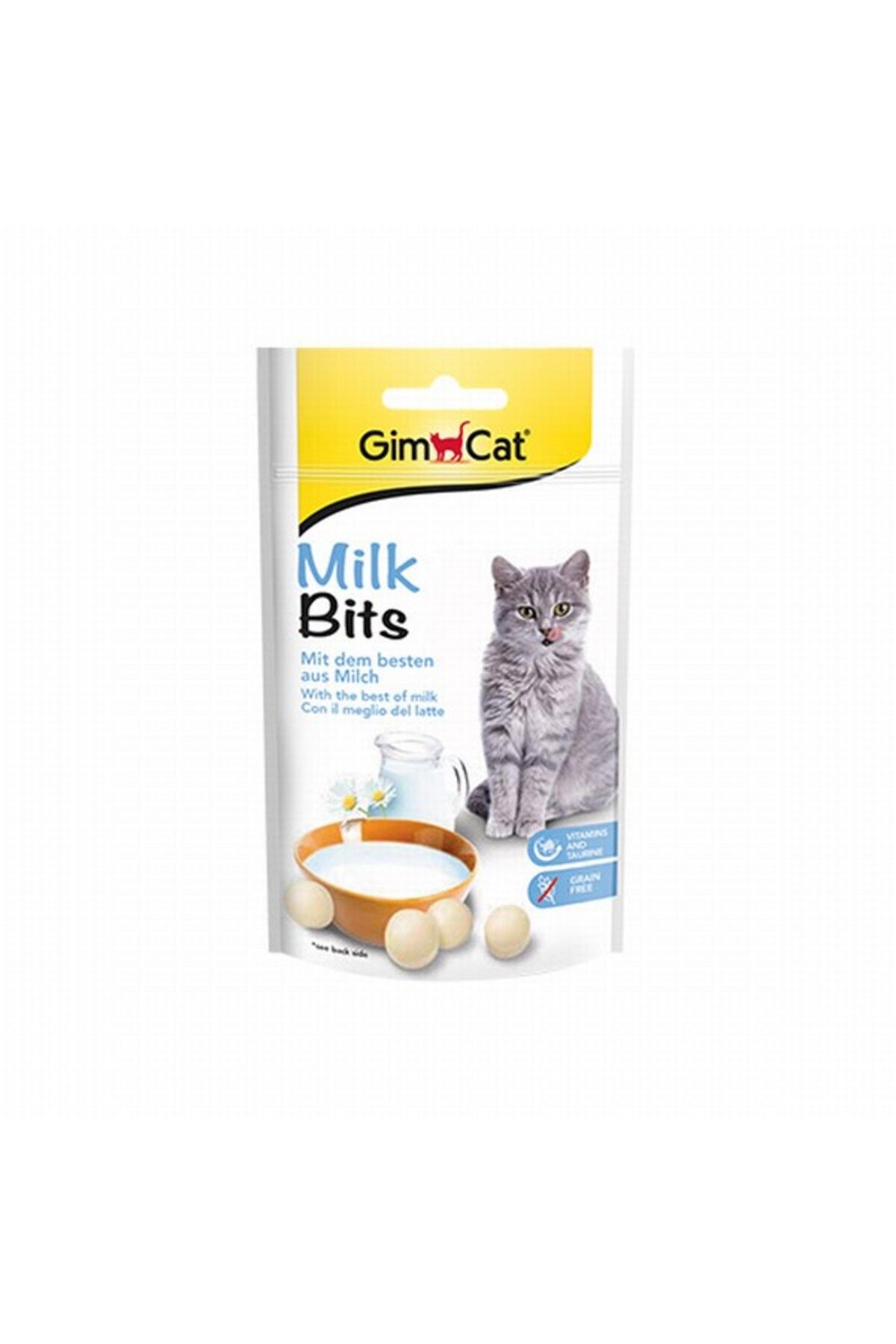 Gimcat Milk Bits Sütlü Kedi Ödül Tableti 40 gr Gimcat Milk Bits Sütlü Kedi Ödül Tableti 40 gr