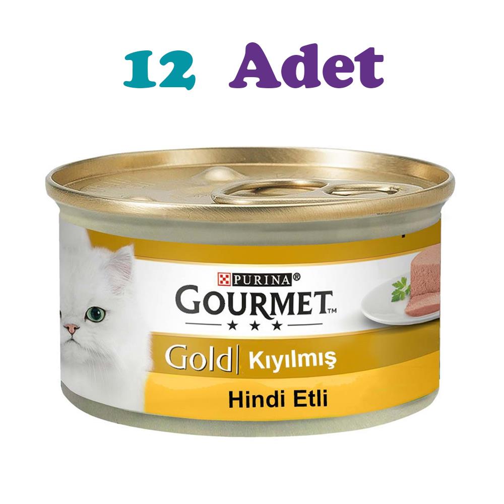 Gourmet Gold Parça Etli Alabalık ve Sebzeli Kedi Konservesi 85g (12 Adet) Gourmet Gold Parça Etli Alabalık ve Sebzeli Kedi Konservesi 85g (12 Adet)