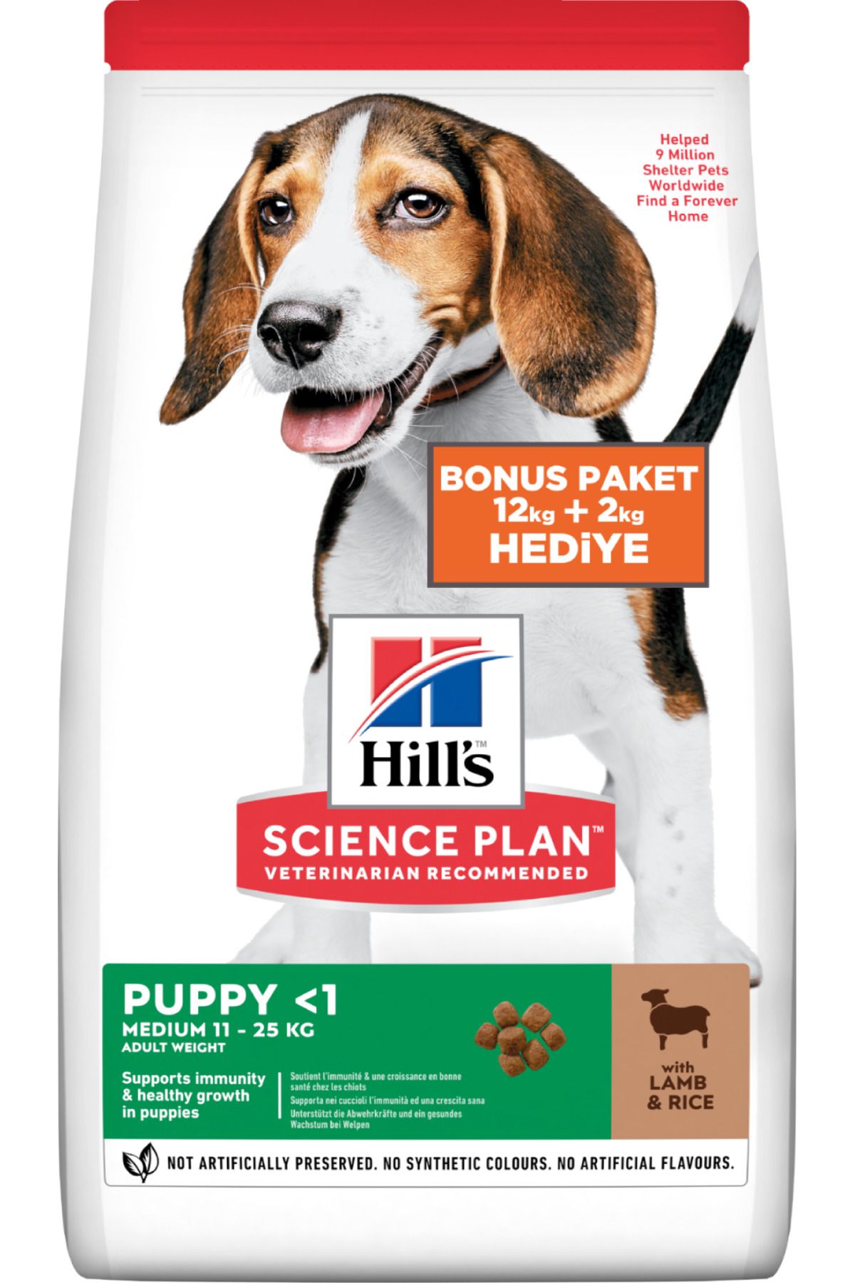 Hills Puppy Kuzulu Yavru Köpek Maması 12+2 Kg Hills Puppy Kuzulu Yavru Köpek Maması 12+2 Kg