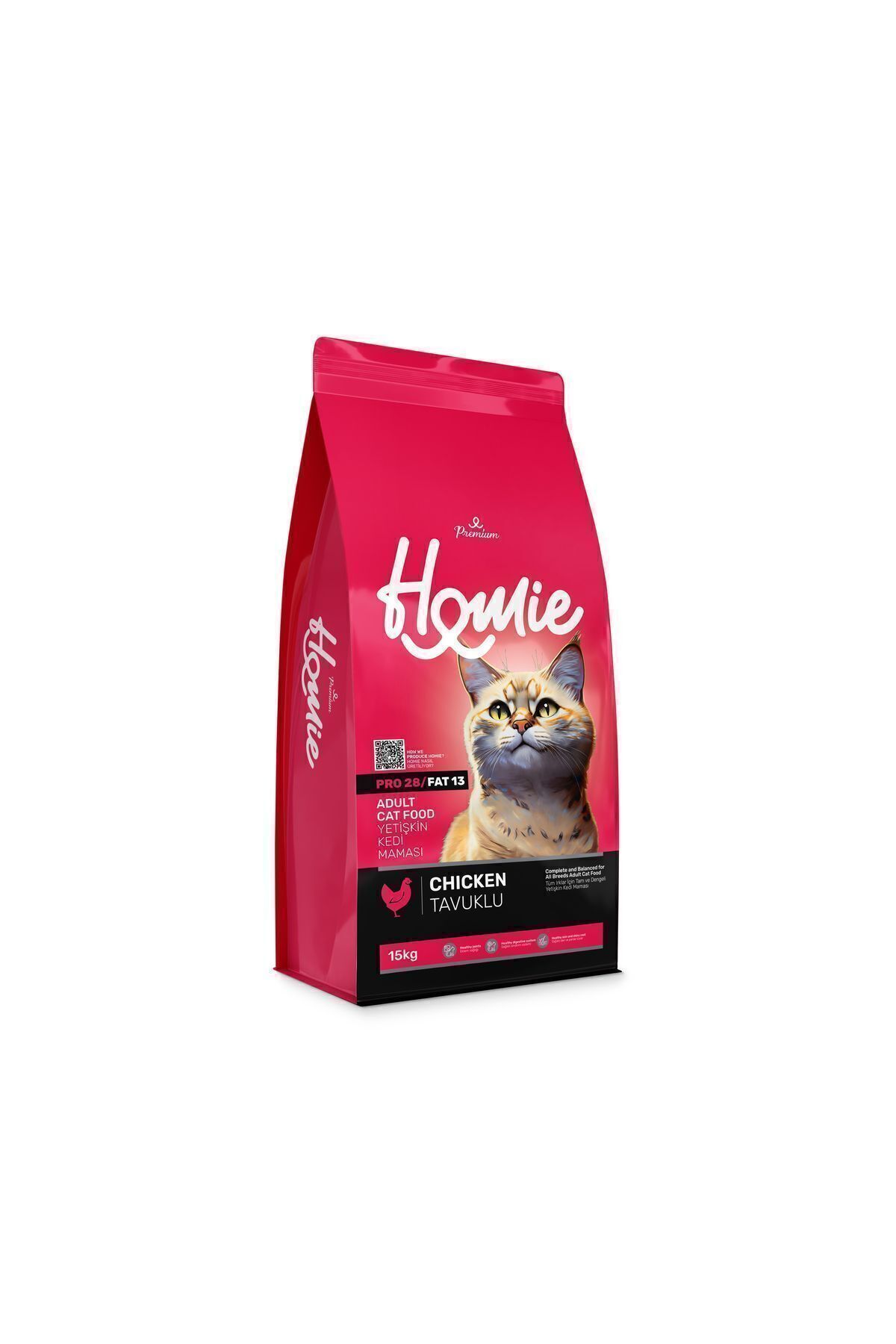 Homie Premium Tavuklu Kedi Maması 15 Kg Homie Premium Tavuklu Kedi Maması 15 Kg