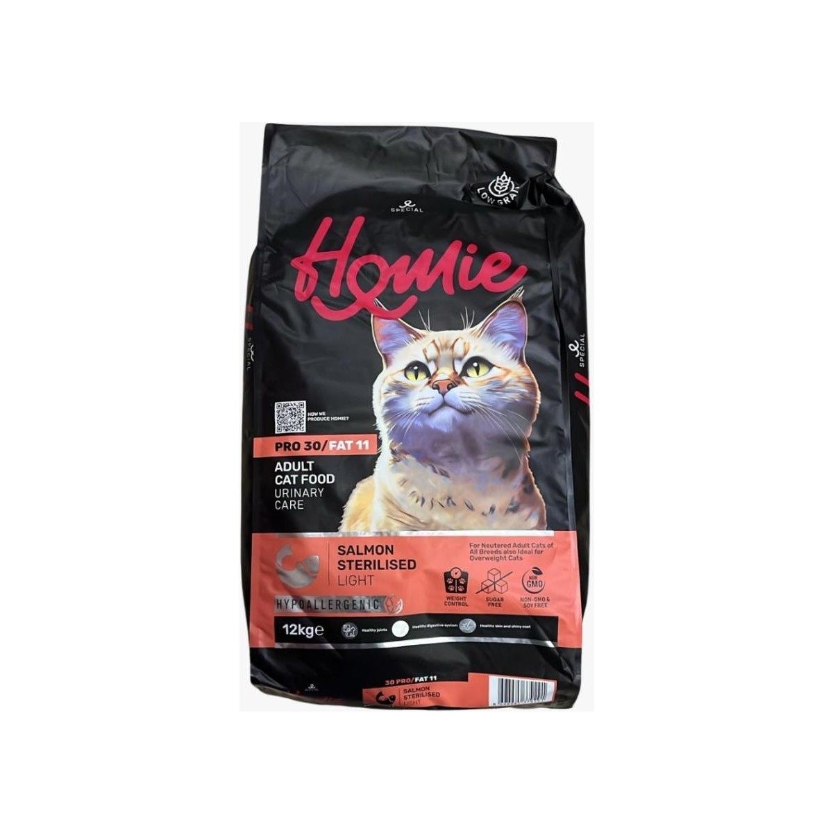 Homie Special Kısır Somonlu Kedi Maması 12 Kg Homie Special Kısır Somonlu Kedi Maması 12 Kg