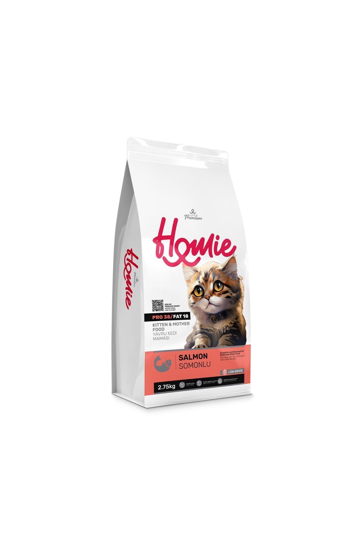 Homie Yavru Kedi Maması Somonlu 2,75 Kg Homie Yavru Kedi Maması Somonlu 2,75 Kg