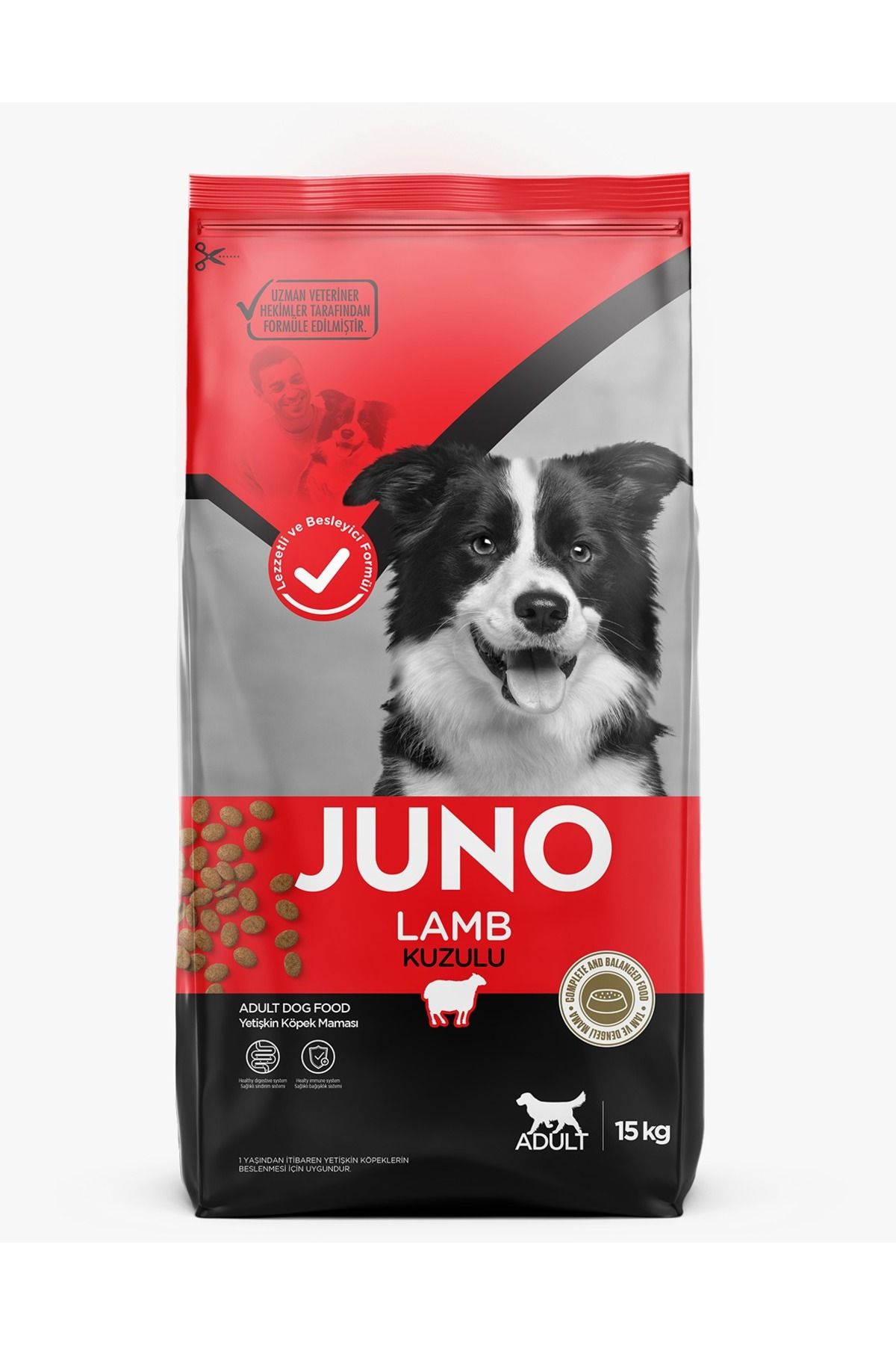 Juno Kuzu Etli Ve Prinçli Yetişkin Köpek Maması 15 Kg Juno Kuzu Etli Ve Prinçli Yetişkin Köpek Maması 15 Kg