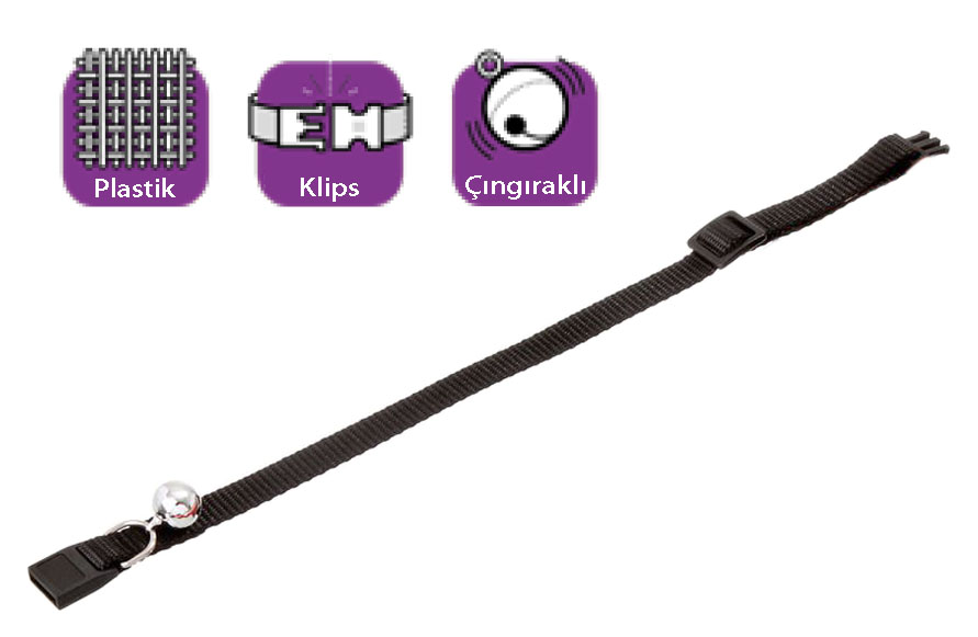 Karlıe Boyun Tasma Çıng. 30 Cm Siyah Karlıe Boyun Tasma Çıng. 30 Cm Siyah