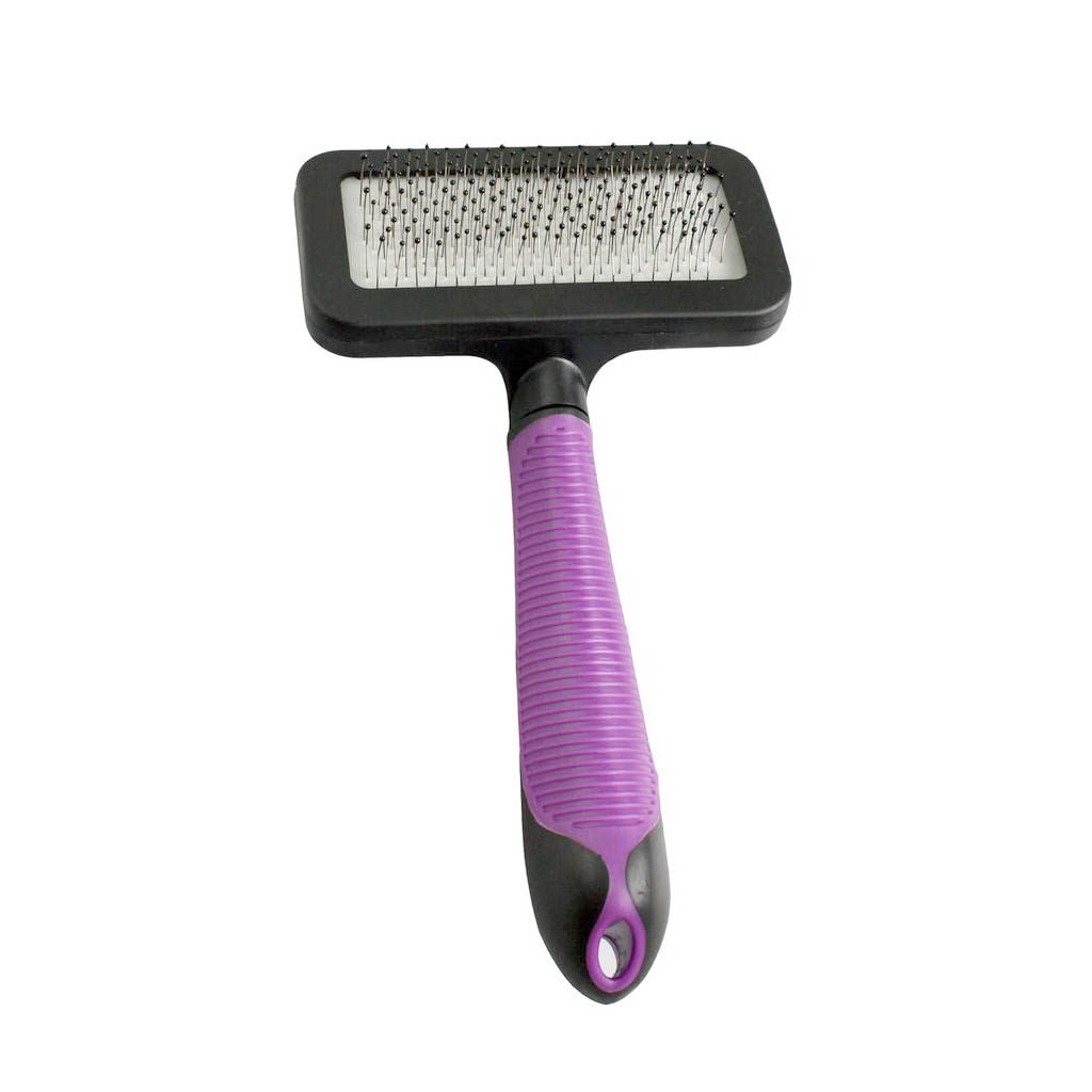 Karlıe Kedi Fırçası U:17,5 G:10cm Mor-siyah Karlıe Kedi Fırçası U:17,5 G:10cm Mor-siyah