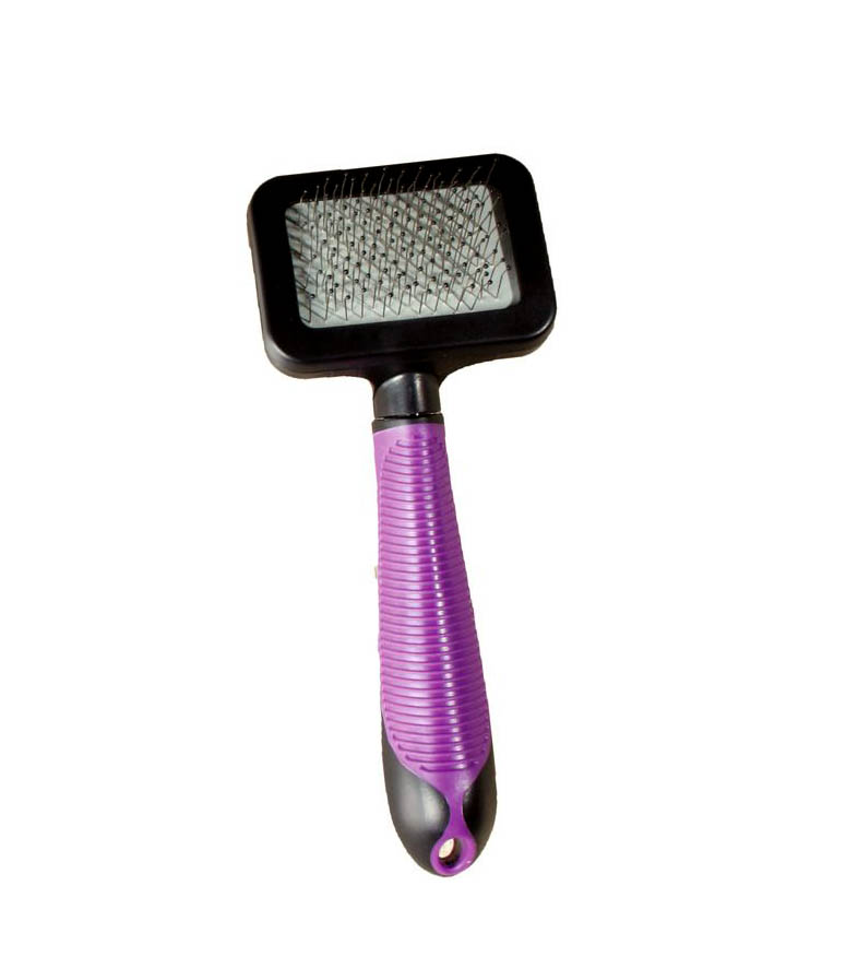 Karlıe Kedi Fırçası U:7,5 G:7cm Mor-siyah Karlıe Kedi Fırçası U:7,5 G:7cm Mor-siyah