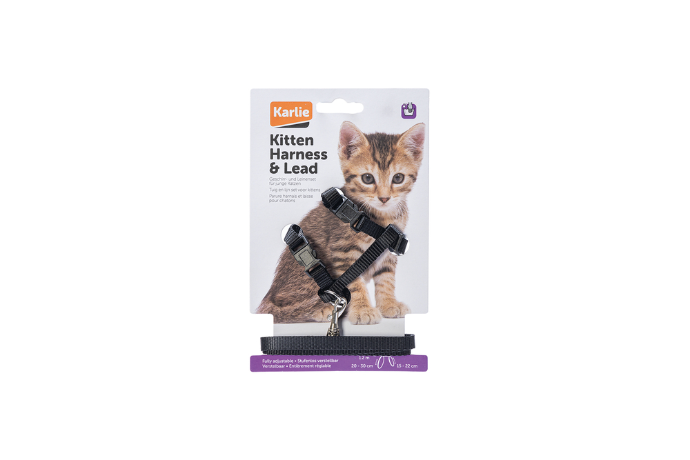 Karlıe Kedi Göğüs Tasması Siyah 120 Karlıe Kedi Göğüs Tasması Siyah 120